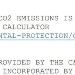 Carbon emission calculator