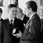 Wilson receiving the National Medal of Science