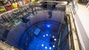 A water pool for storing nuclear fuel