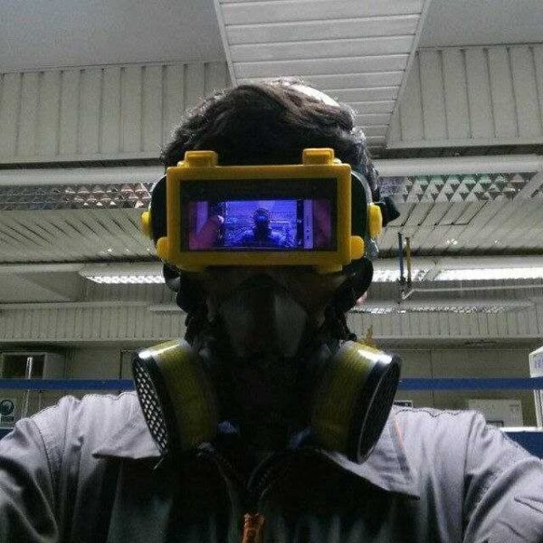 A few years ago, I was conducting an experiment with full personal protective equipment.