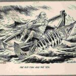 Santiago, the old Cuban fisherman in the book The Old Man and the Sea by Ernest Hemingway