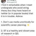 Tweet Clifford Burgess, professor of physics at McMaster University in Canada
