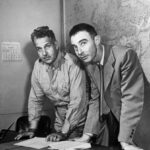 J. Robert Oppenheimer (right)