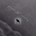 An unidentified flying object in a video belonging to the US military