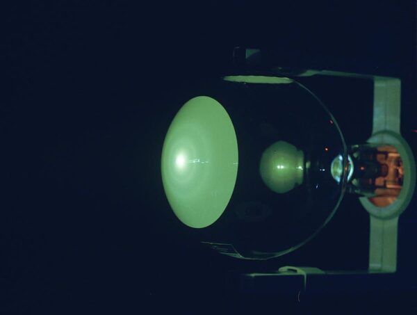 Diffraction pattern of an electron after passing through a slit