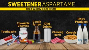 Image: Some products containing aspartame