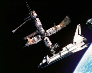 Connecting the American shuttle to the Russian Mir space station in the form of the Shuttle-Mir program