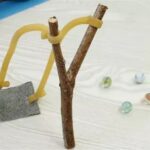 Stone bow and arrow