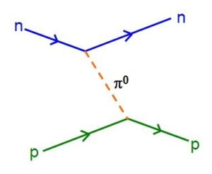 The form in which physicists represent this interaction in the standard model.