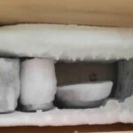 افزایش حجم آب با کاهش دما