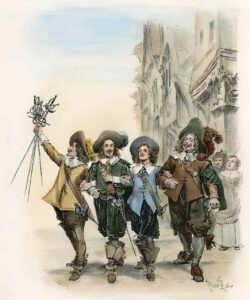 سه تفنگدار که در اصل چهار تا بودند