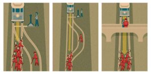 پرسشهای مطرح شده ذیل مسالهی واگن یا Trolley Problem