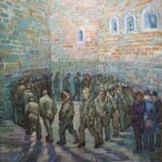 نقاشی معروف هواخوری زندانیان اثر ونسان ون گوگ