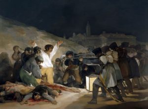 توضیح تصویر: تابلوی سوم ماه مه ۱۸۰۸، اثر فرانسیسکو گویا